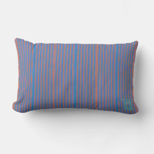 HAMbyWG Lumbar Pillow - Blått/rött tunn rand Utomhuskudde