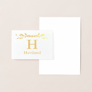 HAMbyWG Monogram Folierat Kort