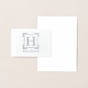 HAMbyWG Monogram Folierat Kort