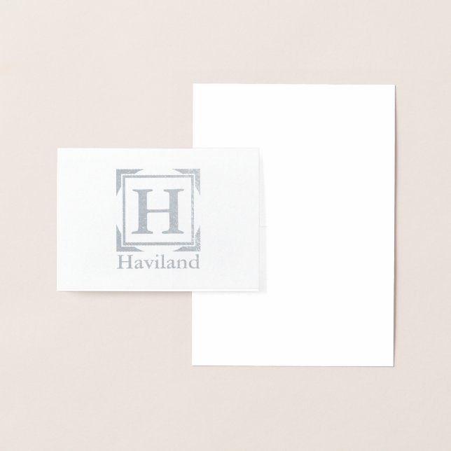 HAMbyWG Monogram Folierat Kort (Display)