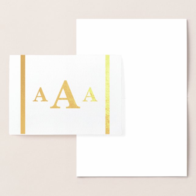 HAMbyWG Monogramkort Folierat Kort (Display)
