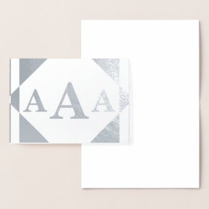 HAMbyWG Monogramkort Folierat Kort