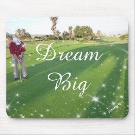 HAMbyWG - Mouse Pad - Golfer Dream Big Musmatta