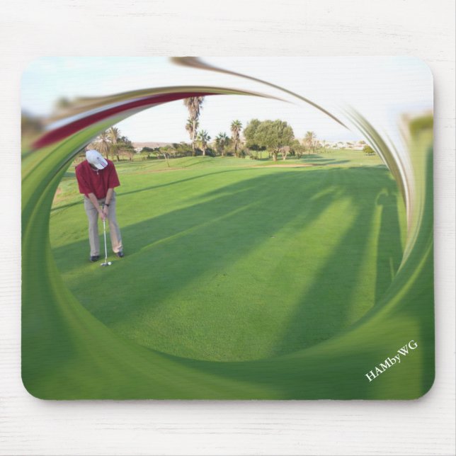 HAMbyWG - Mouse Pad - Golfer Musmatta (Framsidan)