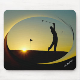 HAMbyWG - Mouse Pad - Golfer på Dusk Musmatta