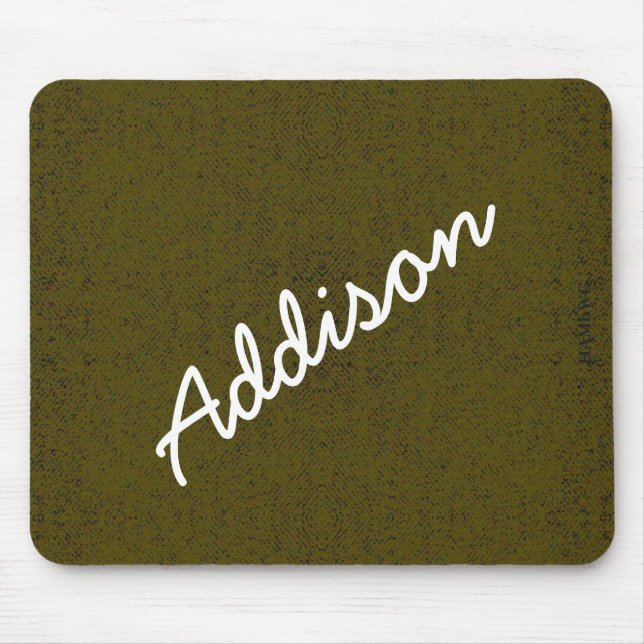 HAMbyWG - Mouse Pad - Graphic Färg - Olive Musmatta (Framsidan)