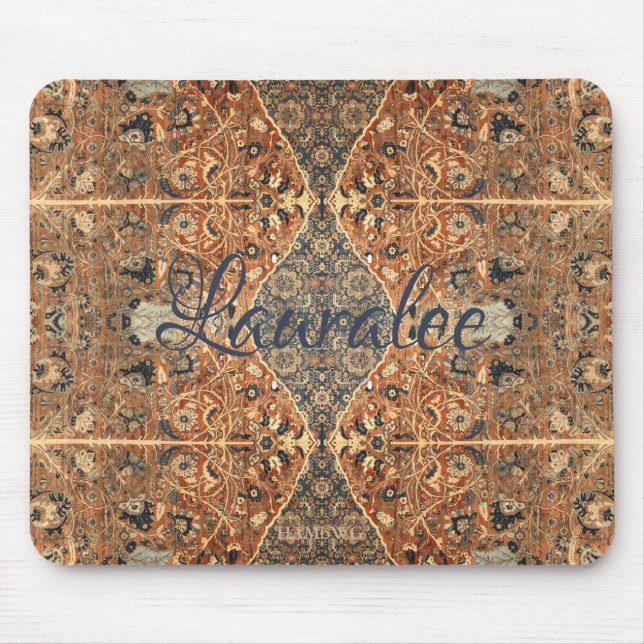 HAMbyWG - Mouse Pad - Gypsy Ecru & Blue Musmatta (Framsidan)