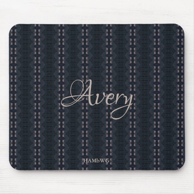 HAMbyWG - Mouse Pad - Mörk blått zigenare Musmatta (Framsidan)