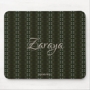 HAMbyWG - Mouse Pad - Mörk grönt zigenare Musmatta