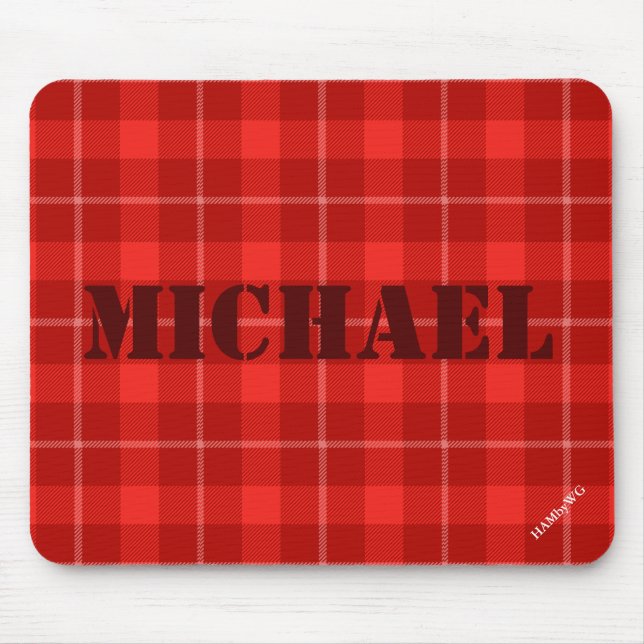 HAMbyWG - Mouse Pad - Red Play Musmatta (Framsidan)