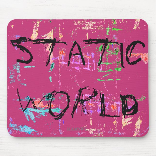 HAMbyWG - Mouse Pad - Static World Musmatta (Framsidan)