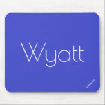 HAMbyWG - Mouse Pad - Wyatt Musmatta<br><div class="desc">HAMbyWG - Mouse Pad - Wyatt - Kärlek i färg blue! Lägg bara till ditt namn!</div>