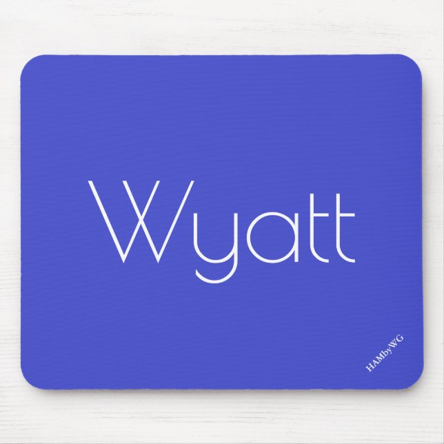 HAMbyWG - Mouse Pad - Wyatt Musmatta (Framsidan)