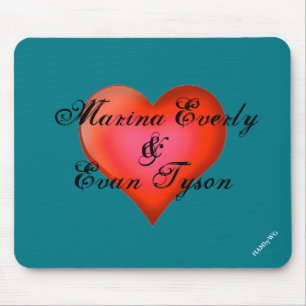HAMbyWG - Mus Pad - Red Heart Musmatta