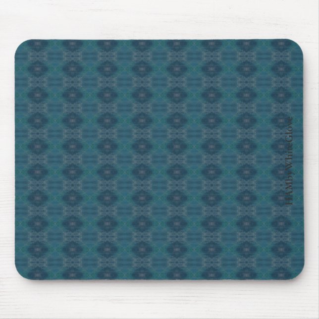 HAMbyWG - Mus Pad - Teal Print Musmatta (Framsidan)