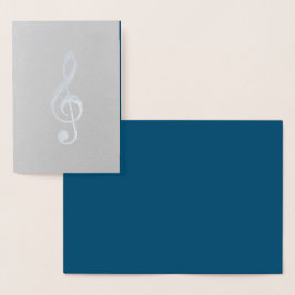 HAMbyWG Musical Note Folierat Kort