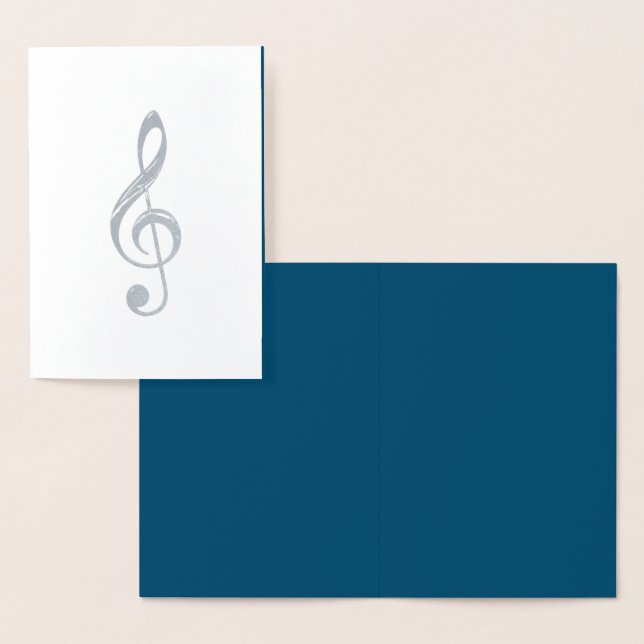 HAMbyWG Musical Note Folierat Kort (Display)