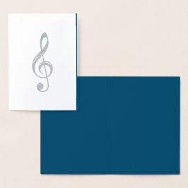 HAMbyWG Musical Note Folierat Kort