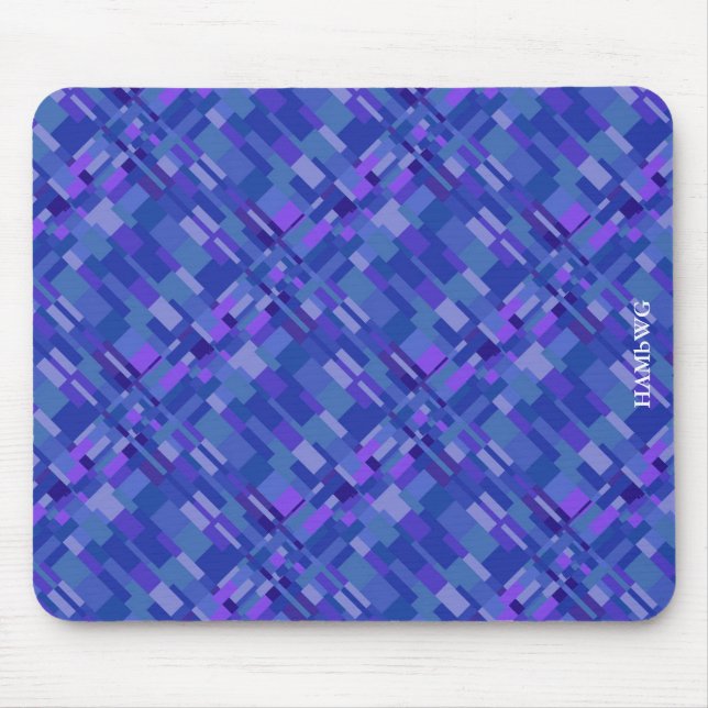 HAMbyWG - Musmatta - Modern grafisk blå (Framsidan)