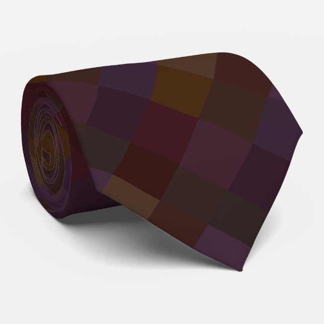 HAMbyWG - Neck Tie - Plum Spectrum Diamond Slips (Rullad)