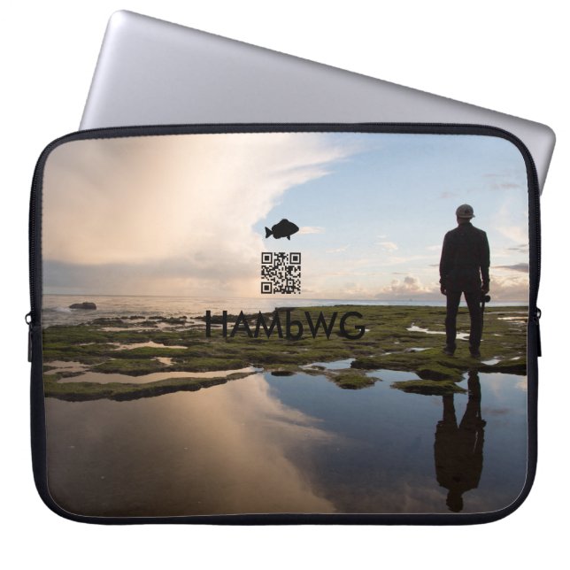 HAMbyWG --Neopre-datorväska - Stor Laptop Sleeve (Framsidan)