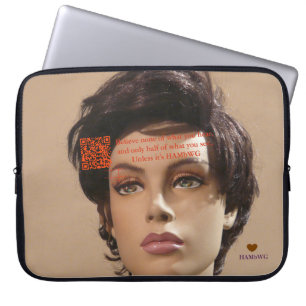 HAMbyWG - Neopren Laptoppskydd - Mannekäng QR Laptop Fodral