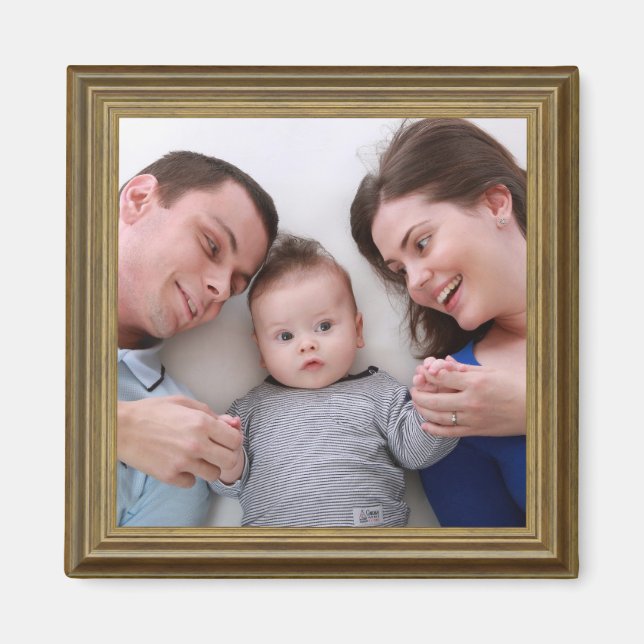 HAMbyWG - Photo Magnet med en guld-bild ram (Framsidan)