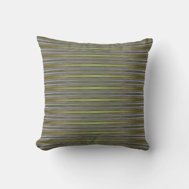HAMbyWG - Pillow 16 tum - Marsh (Gröntar/Bronze) Kudde (Framsida)