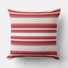HAMbyWG - Pillow - Röd vit övertoning Kudde