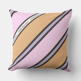 HAMbyWG Pillow - Stor - Rosa & Beige Kudde