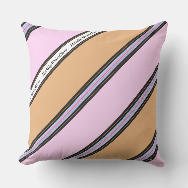 HAMbyWG Pillow - Stor - Rosa & Beige Kudde (Framsida)