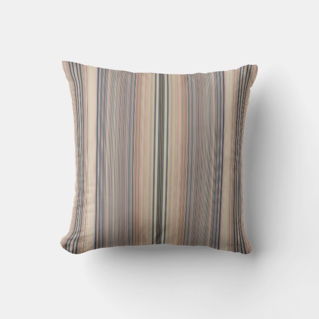 HAMbyWG - Pillows - Blek Beige Rand Kudde (Framsida)