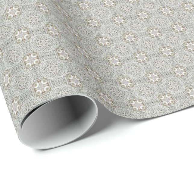 HAMbyWG - Presentbyte - Ornate Pearl 2 Presentpapper (Rullad Hörn)