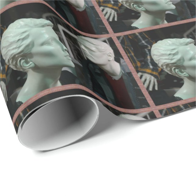 HAMbyWG - Presentinslagning - Mod Squad Mannekänge Presentpapper (Rullad Hörn)