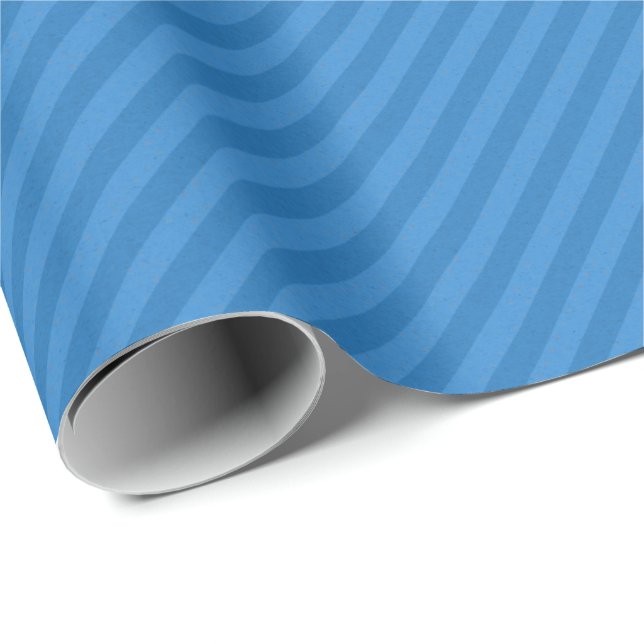 HAMbyWG - Presentpapper -  Blå Blå Rand (Rullad Hörn)