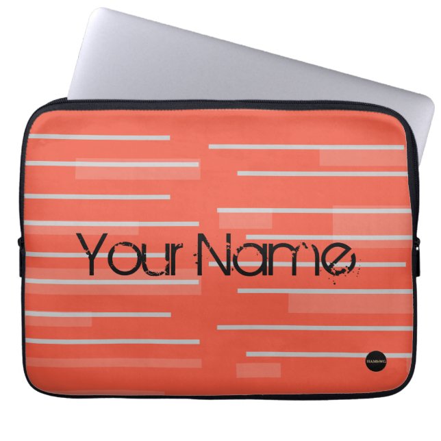 HAMbyWG - "Pub None"-design i alla färg Laptop Fodral (Framsidan)