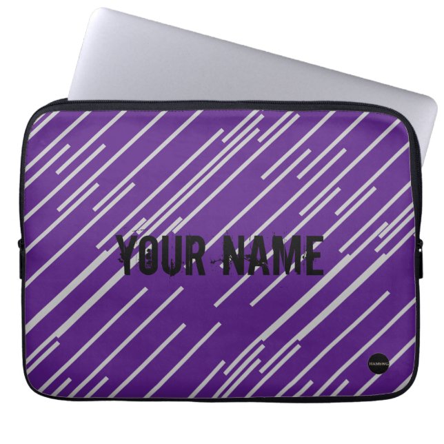 HAMbyWG - "Rain"-design i alla färg Laptop Fodral (Framsidan)