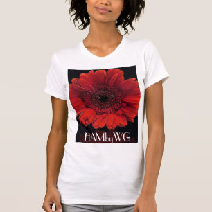 HAMbyWG - Red Gerber Daisy T Shirt