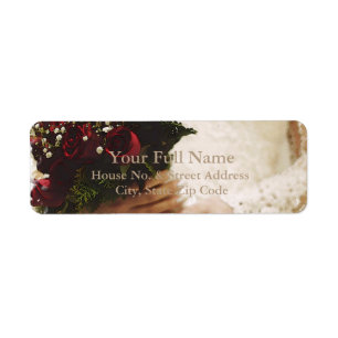 HAMbyWG - Returadressetikett - Bride w Ro Returadress Etikett