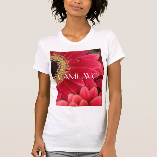 HAMbyWG Rosa Gerber-Daisy T Shirt (Framsida)