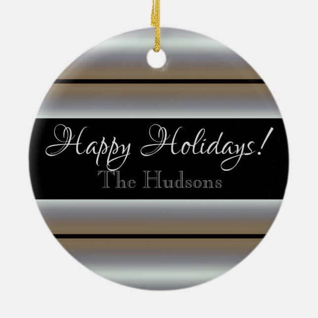 HAMbyWG Round Ornament - Fotoorange (Baksidan)