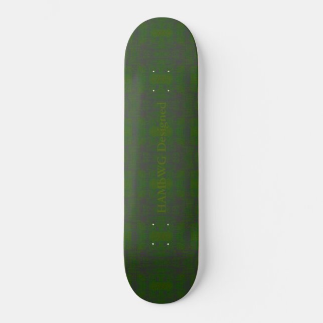 HAMbyWG - Skateboard - Distress Vibrant Grönt (Framsida)