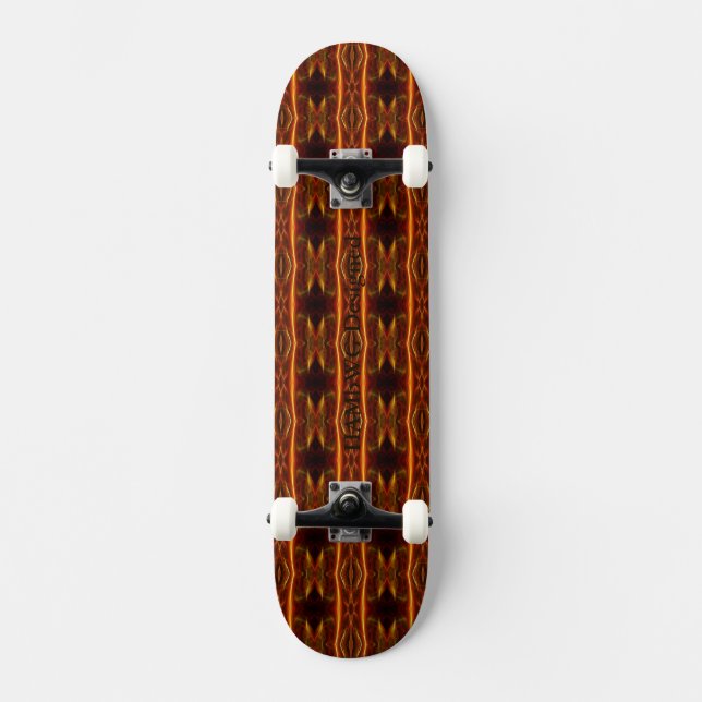 HAMbyWG - Skateboard - Electric Amber Ljus Bräda 20,5 Cm (Framsida)