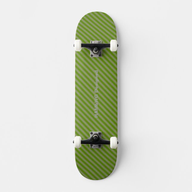 HAMbyWG - Skateboard - Greem Diagonal Rand (Framsida)
