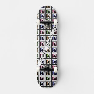 HAMbyWG - Skateboard - Nalle - Negativ bild