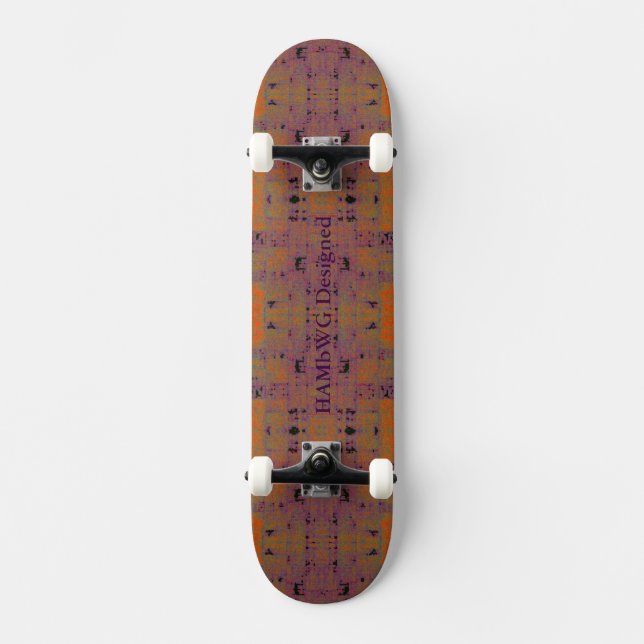 HAMbyWG - Skateboard - Orange Raspberry Distress (Framsida)
