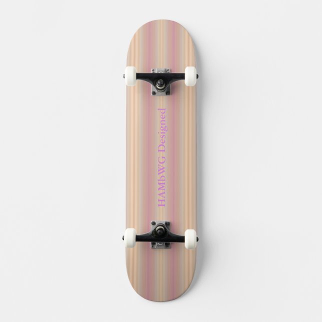 HAMbyWG - Skateboard - Peach Rosa Violet Soft (Framsida)