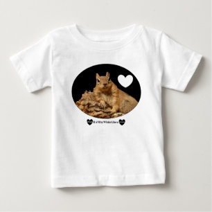 HAMbyWG Småbarn Ruffle Tee - ekorrel B W & Pub