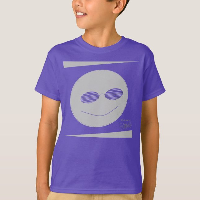 HAMbyWG - Smile Ansikte med solglasögon T Shirt (Framsida)