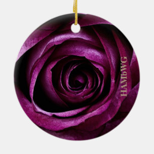 HAMbyWG Square Ornament - Målad hallbär Ro